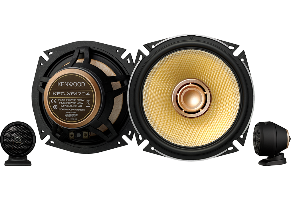 Kenwood KFC-XS1704 - XS-Series Hi-Res Audio 17cm Component
