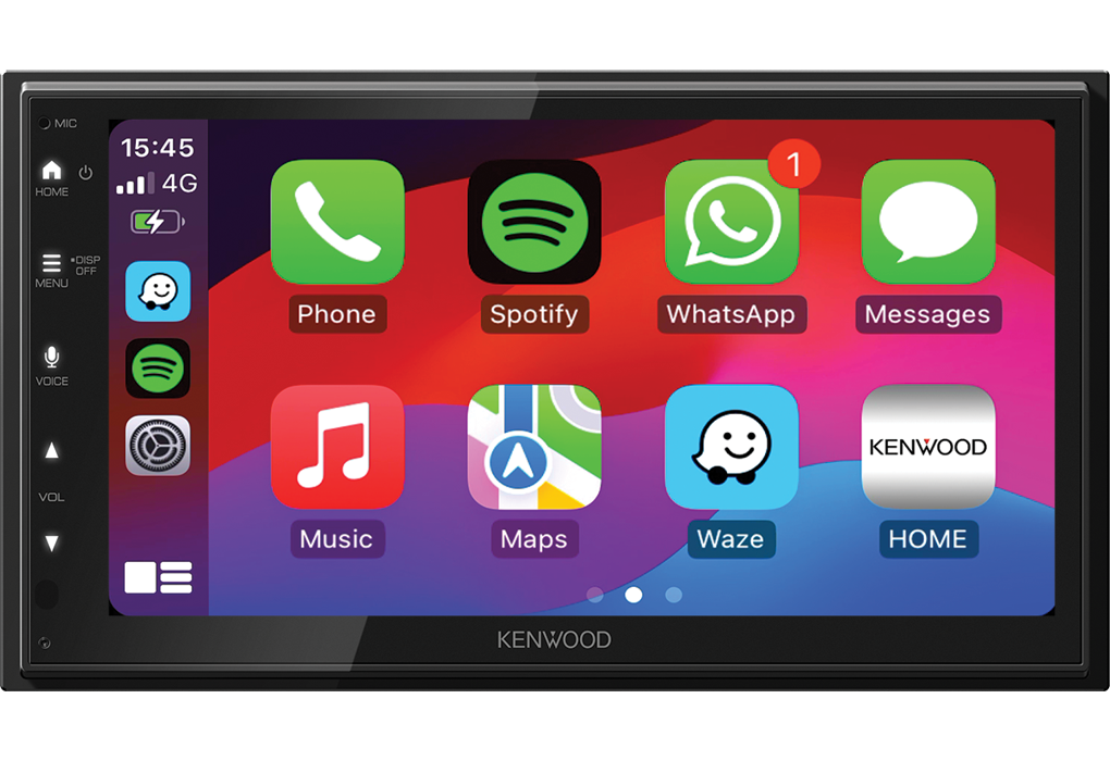 Kenwood DMX6523DABS Screen, Wireless CarPlay Android Auto