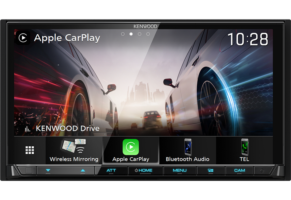 Kenwood DMX8021DABS 7" Double DIN DAB Bluetooth Wireless Android Auto & Apple CarPlay WIFI