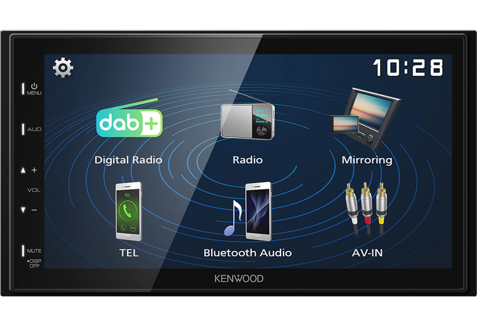 Kenwood DMX129DAB - 6.8 Inch WVGA, Digital Multimedia System Bluetooth DAB Radio