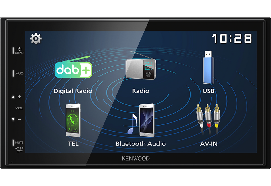 Kenwood DMX129DAB - 6.8 Inch WVGA, Digital Multimedia System Bluetooth DAB Radio