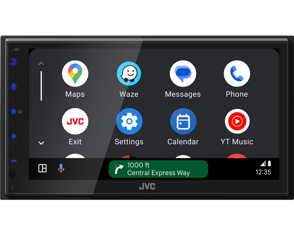 JVC KW-M593BT - 6.8" Apple CarPlay Android Auto Bluetooth Screen Mirroring Stereo