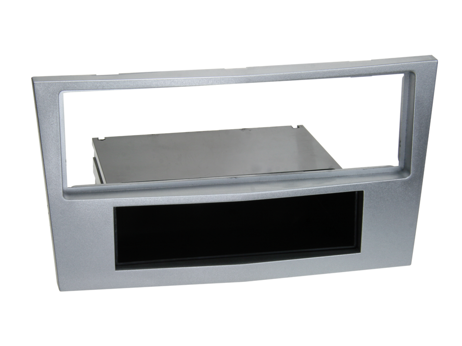 ACV 281230-24-4 Single Din Fascia Adapter Plate With Pocket Vauxhall Opel Matt-Chrome