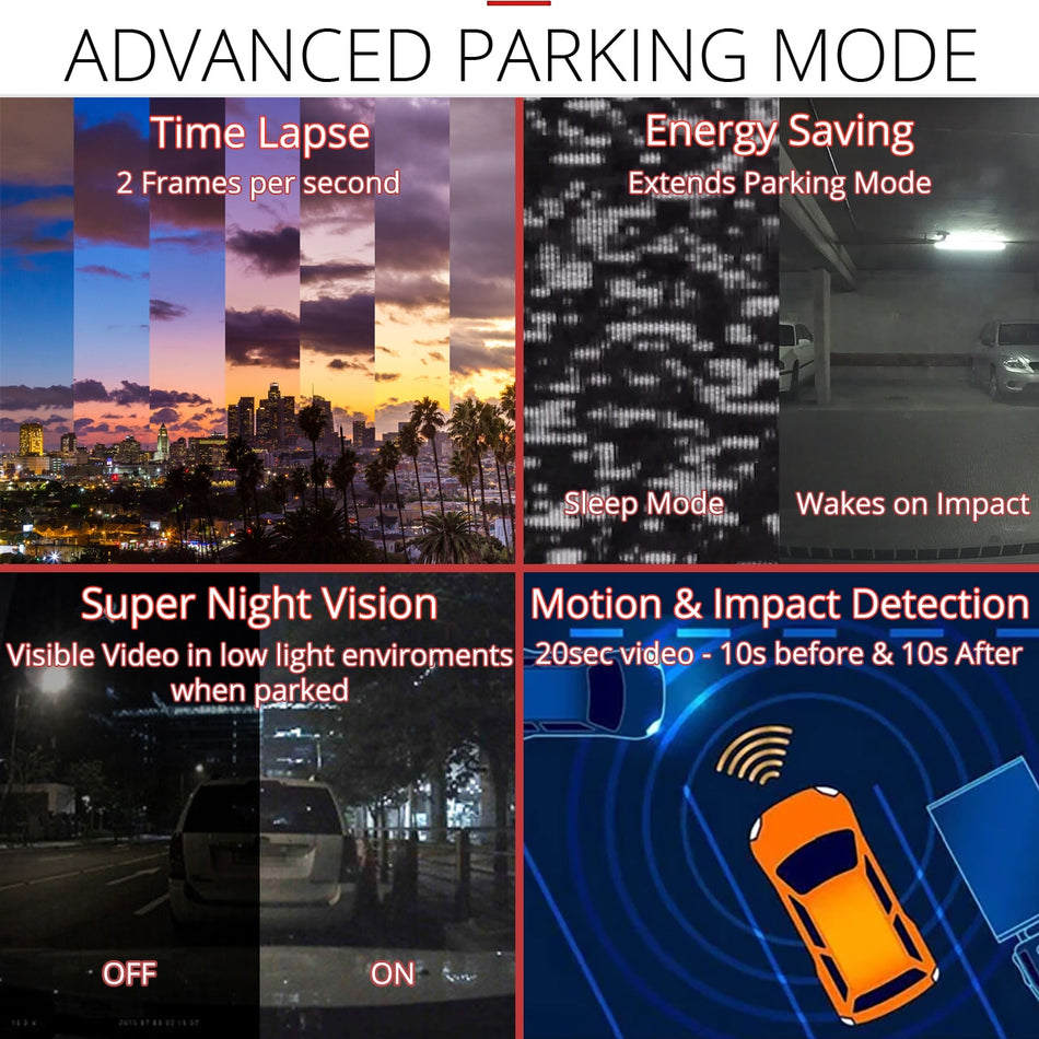 Thinkware ARC700 4K Front & 2K Rear Dashcam, Bluetooth, Wifi, Super Night Vision 3.0, Parking Mode