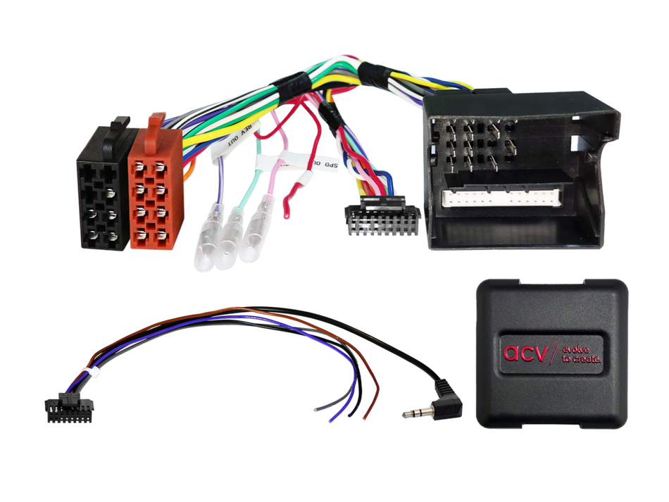 ACV 42XVX003 Vauxhall Corsa D 2008-2014 40Pin Quadlock Multilead Steering Control Adapter