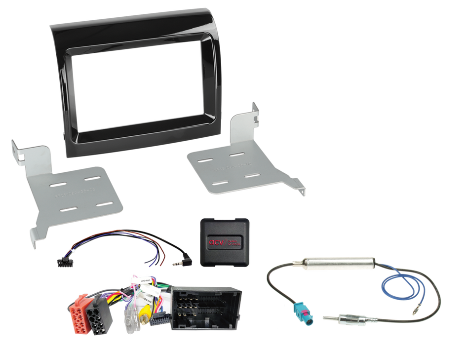 Connects2 CTKPE09 (621094-35-4) Peugeot Boxer 2014> Black Double DIN Stereo Fitting Kit