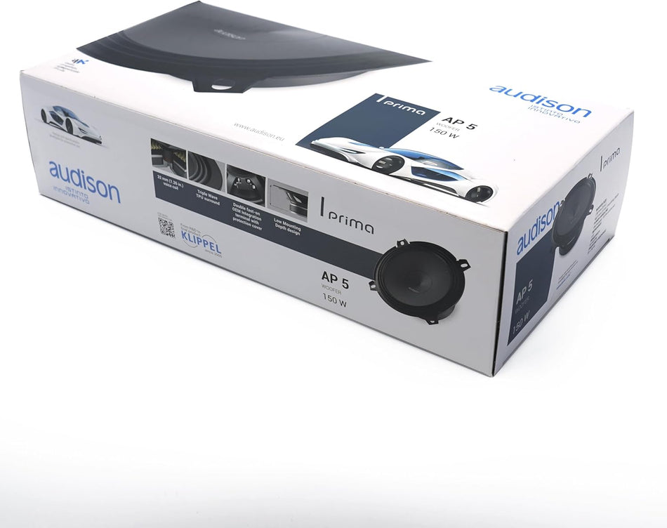 Audison AP5 - 5" 13cm 150Watt Woofer Speaker 50WRMS 4ohm