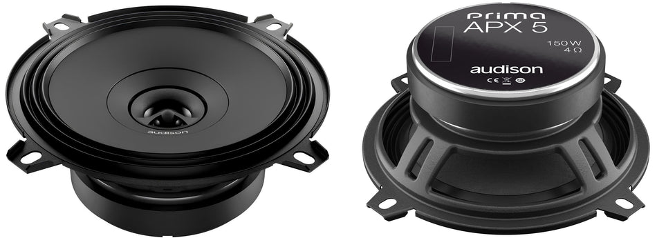 Audison APX5 - 5.25" 13cm 2-Way 150W Coaxial Speakers 50WRMS 4ohm