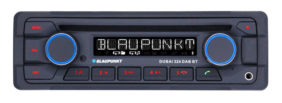 Blaupunkt DUBAI 324DAB-BT 24V Bluetooth DAB Radio CD Player Bluetooth Digger Tractor Lorry Stereo