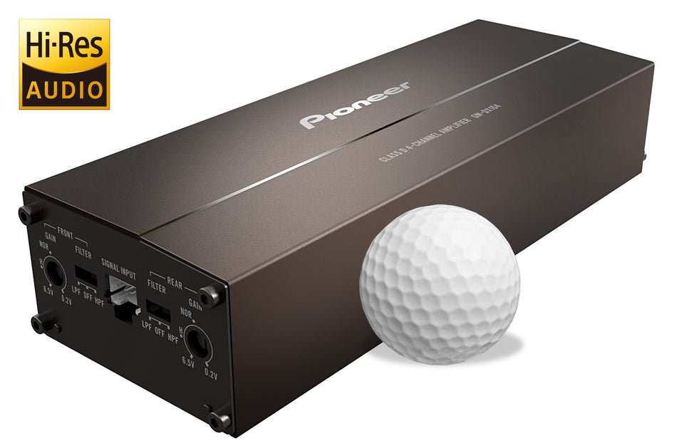 Pioneer GM-DX104 4-channel car amp with High Res Audio (400W)