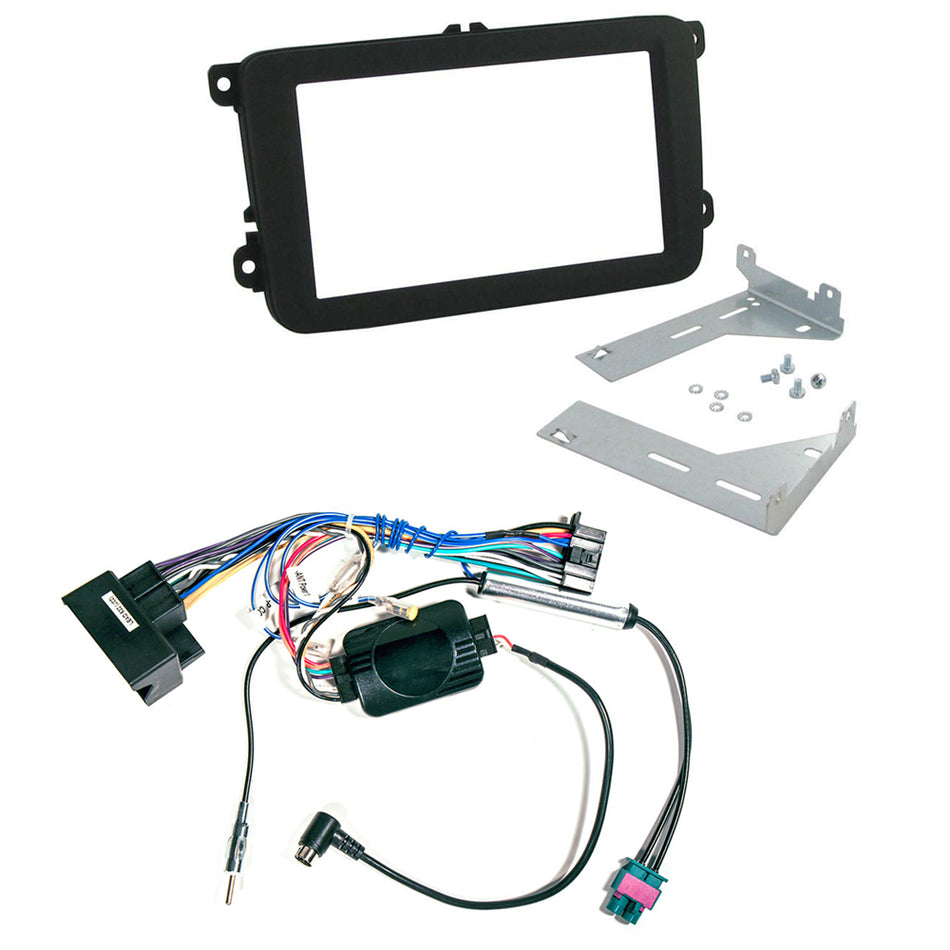 Kenwood VWFITKIT5 VW Transporter T5.1 Fitting Kit, Steering Controls, Optical Parking Sensors And HVAC