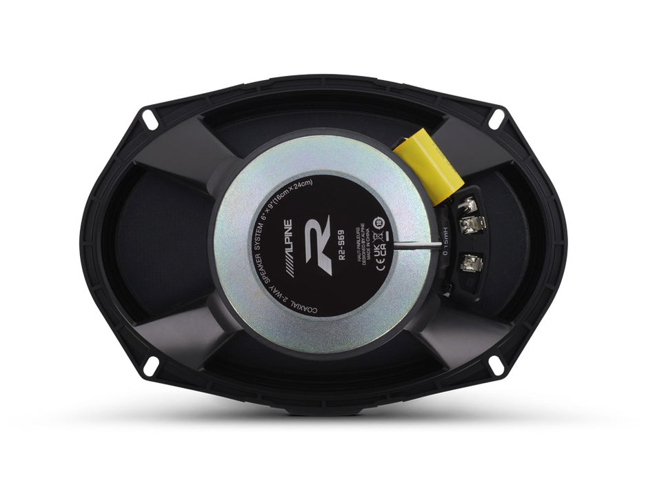 Alpine R2-S69 Type R 6x9” (16 x 24cm) Coaxial 2 way speakers - Peak 300 Watts - RMS 100 Watts