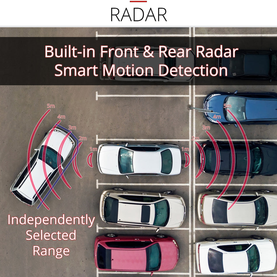 Thinkware U3000 PRO 4K Front Only Dashcam, With Built In Radar & HDR, Bluetooth, Wifi, Super Night Vision, 64GB