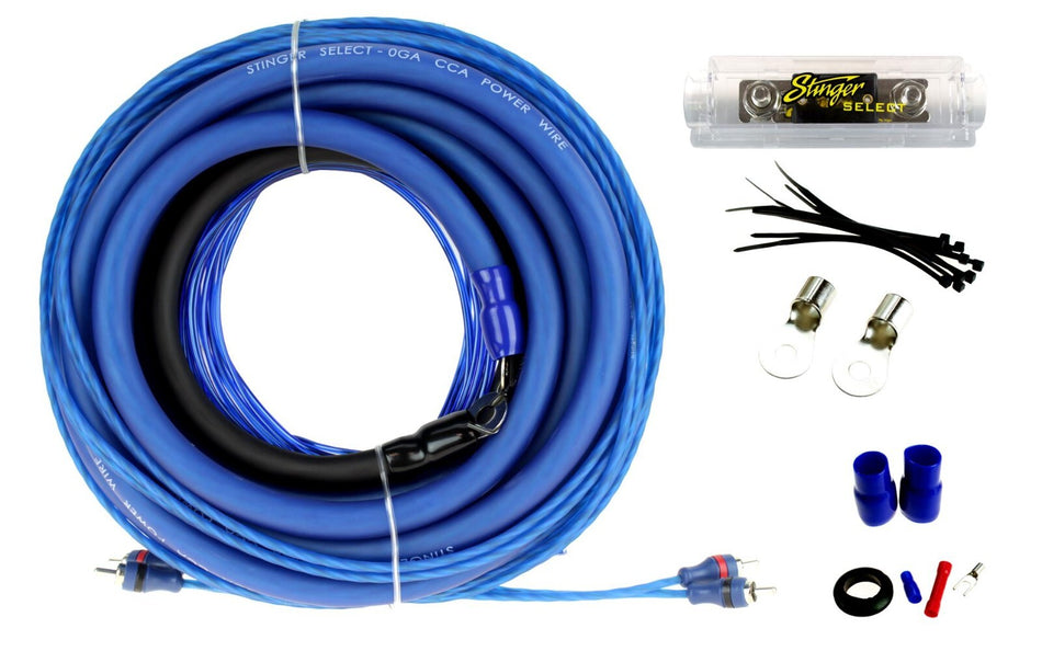 Stinger SSK4ANL 4 AWG 1000W Amplifier Wiring Kit