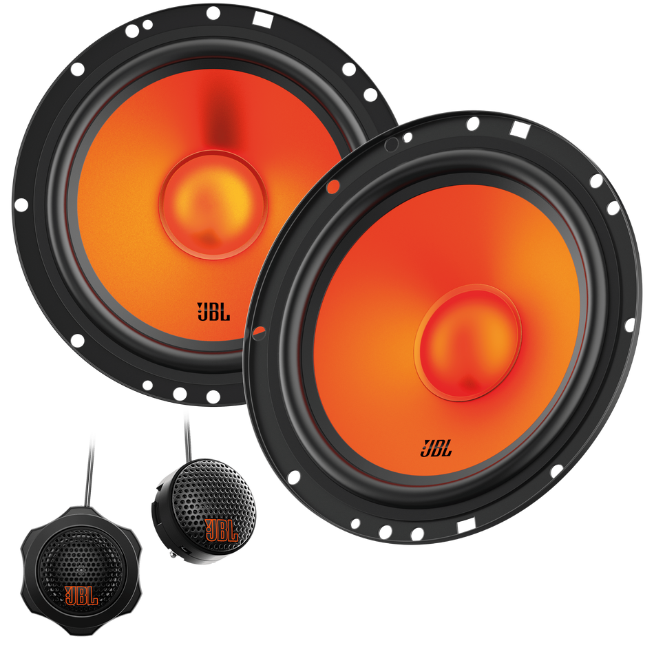 JBL Stage1 62CF - 6.5" 2-Way Component Car Speakers 640W - Without Grill