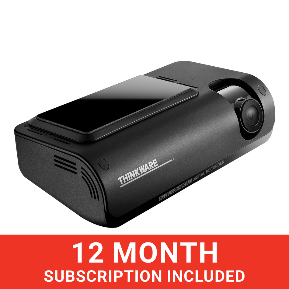 Thinkware T700 4G LTE 1080P Front Only Dashcam, Super Night Vision, Parking Mode, 16GB  SD Card