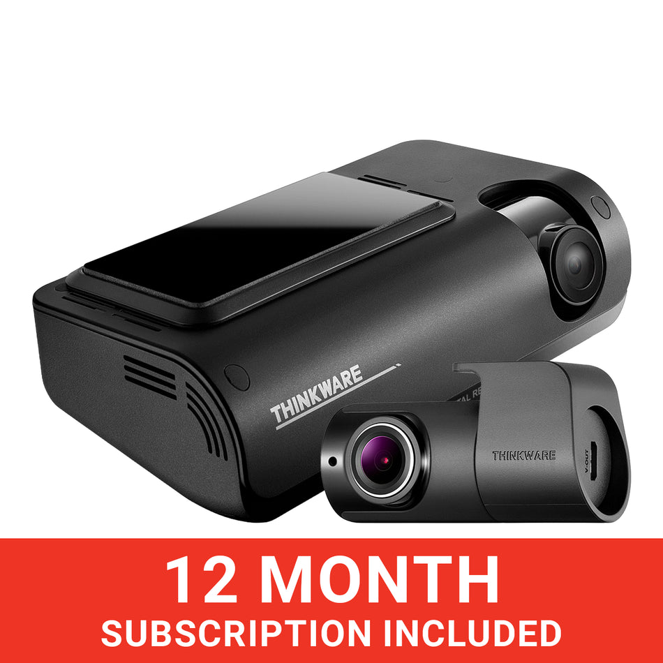 Thinkware T700 4G LTE 1080P 32GB Front & Rear Dashcam, Super Night Vision, Parking Mode, 32GB  SD Card