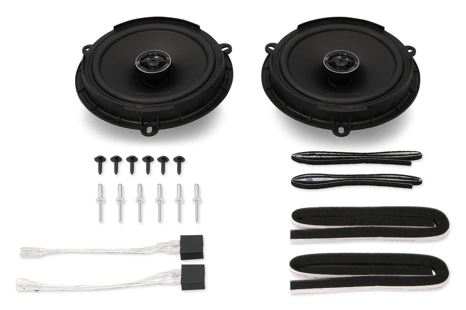 Pioneer TS-Q160F-FD 6.5" (16.5cm) 2 Way Custom Fit Coaxial Speaker For Ford, Jaguar, Land Rover & Mazda