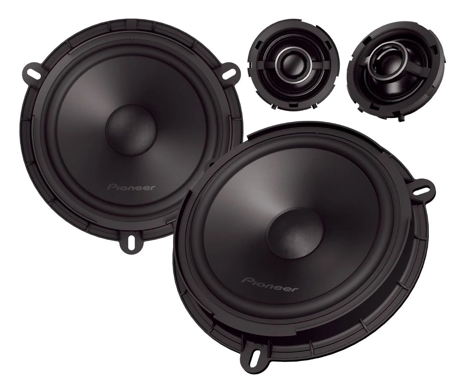 Pioneer TS-Q160C-FD 6.5" (16.5cm) 2 Way Custom Fit Component Speaker For Ford and Mazda vehicles