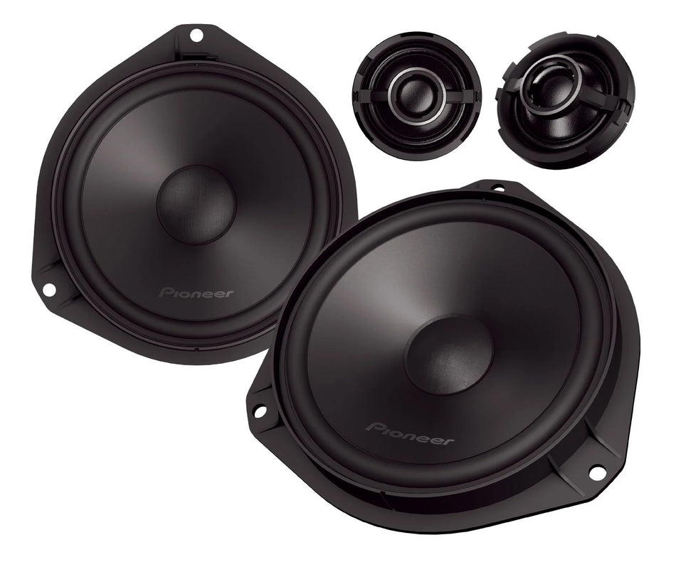 Pioneer TS-Q160C-FT 6.5" (16.5cm) 2 Way Custom Fit Component Speaker For Fiat, Alfa Romeo & Vauxhall