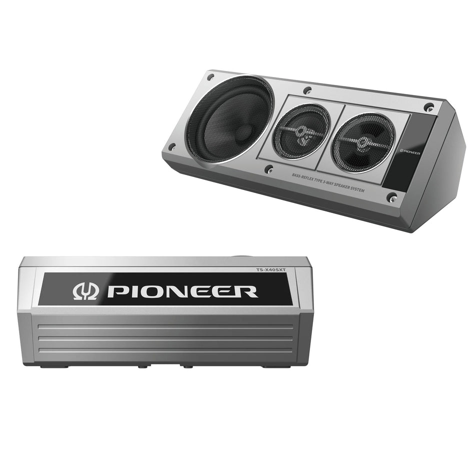 Pioneer TS-X40SXT Retro 3-Way Bass Reflex Shelf Speaker System 100W