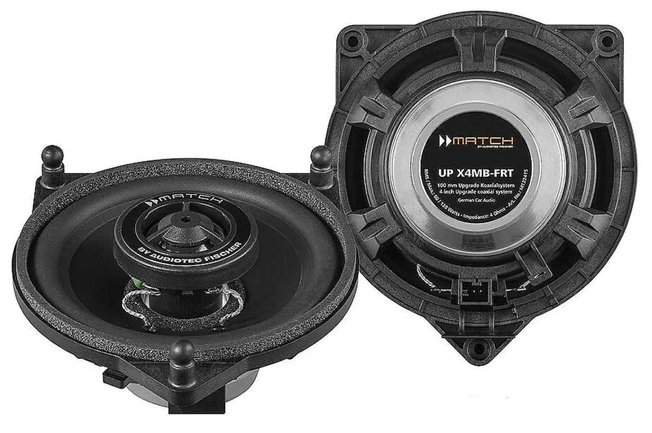 MATCH UP X4MB-FRT 4" 100mm 120w Coaxial Speaker System for Mercedes Vehicles