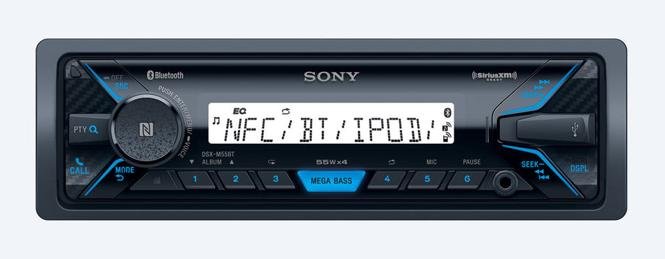 Sony DSX-M55BT Marine Digital Media Receiver With Bluetooth