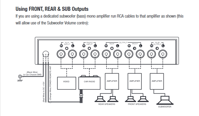 Powerbass AEQ-4XOA - 4-Band Active Equalizer