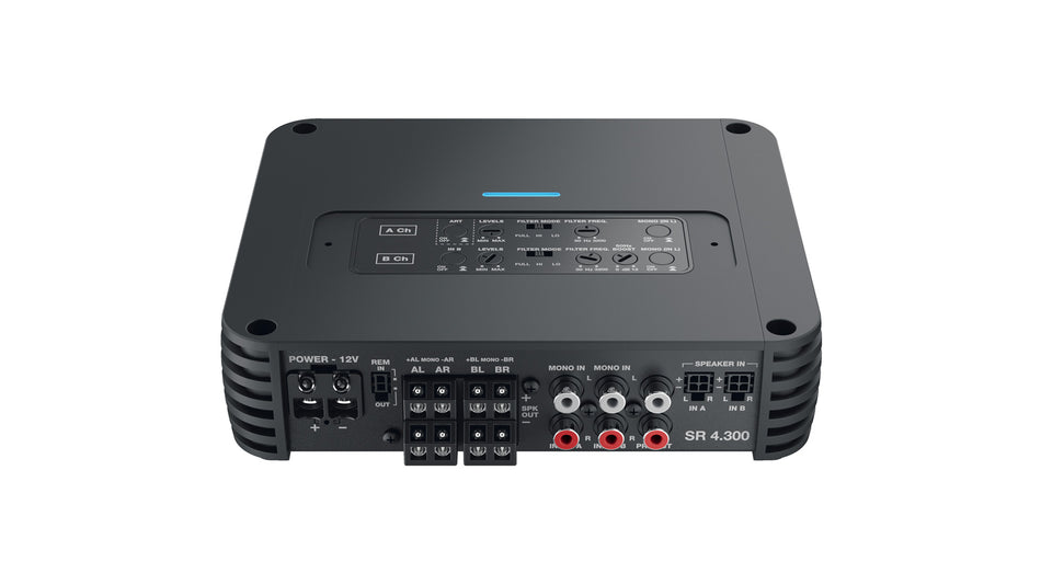 Audison SR 4.300 500W Class D 4 Channel Car Speaker Amplifier