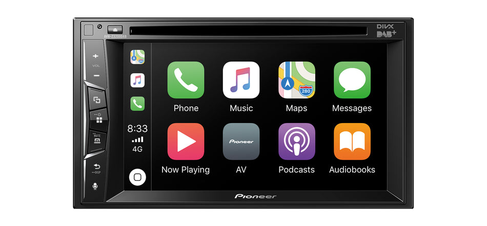 Pioneer AVH-Z3200DAB 6.2" Multimedia Apple CarPlay DAB Bluetooth CD DVD USB System