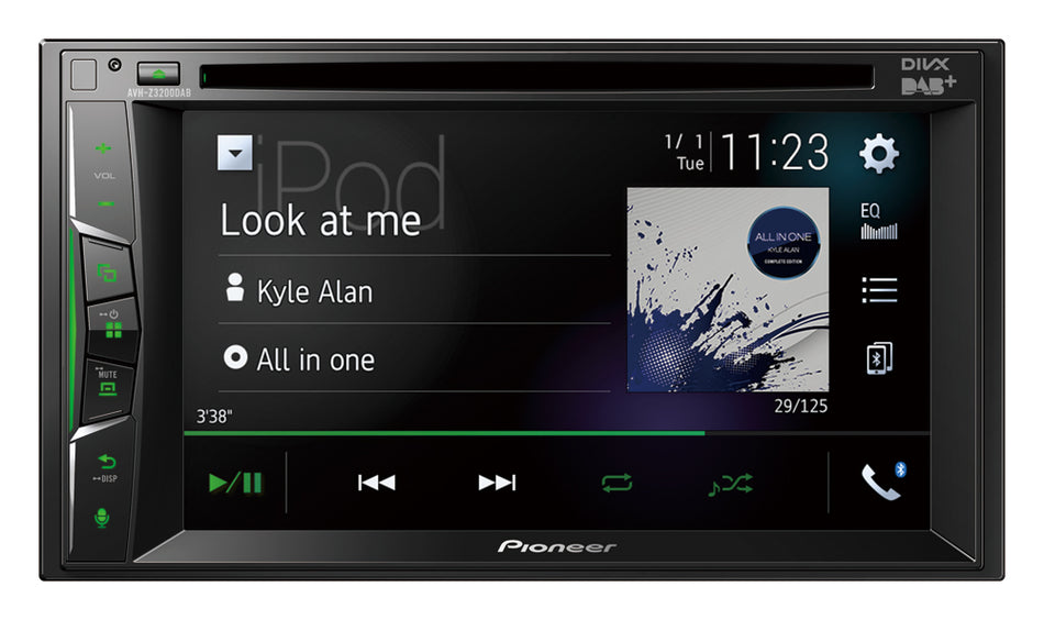 Pioneer AVH-Z3200DAB 6.2" Multimedia Apple CarPlay DAB Bluetooth CD DVD USB System