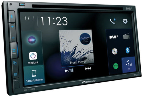 Pioneer AVH-Z5200DAB - 6.8” CD/DVD Carplay Android Auto Bluetooth DAB Stereo