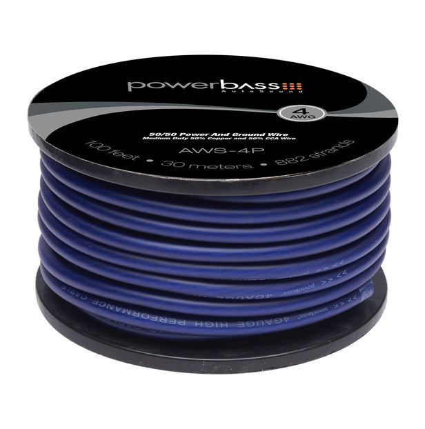 PowerBass AWS-4P - 4 Gauge Power Wire - (Per Metre)