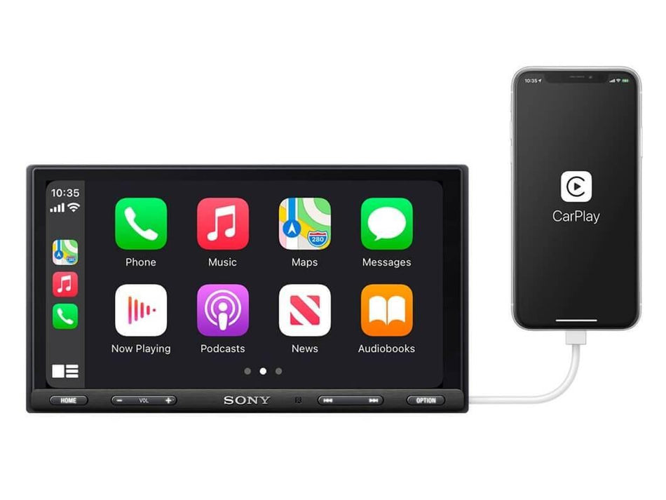 Sony XAV-AX5650 6.95" Double DIN Touchscreen Bluetooth DAB Apple CarPlay Android Auto HDMI Weblink Cast