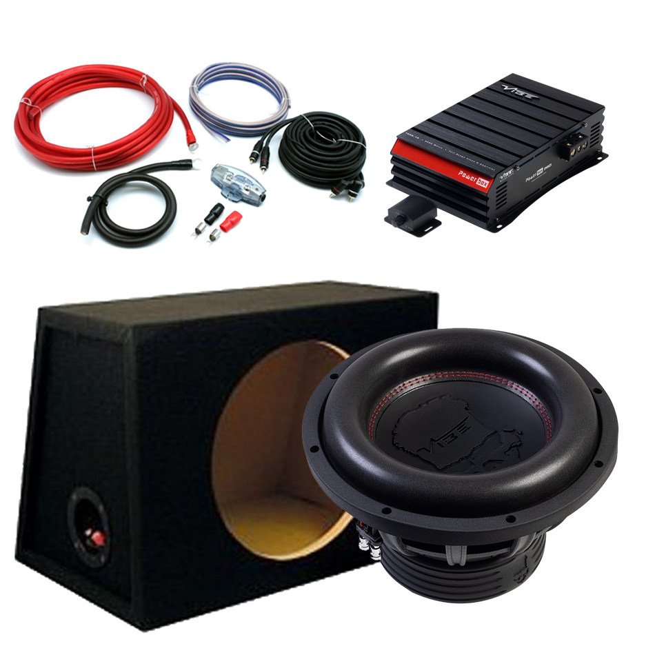 Vibe BlackDeath 12" Subwoofer and Amplifier Package Deal