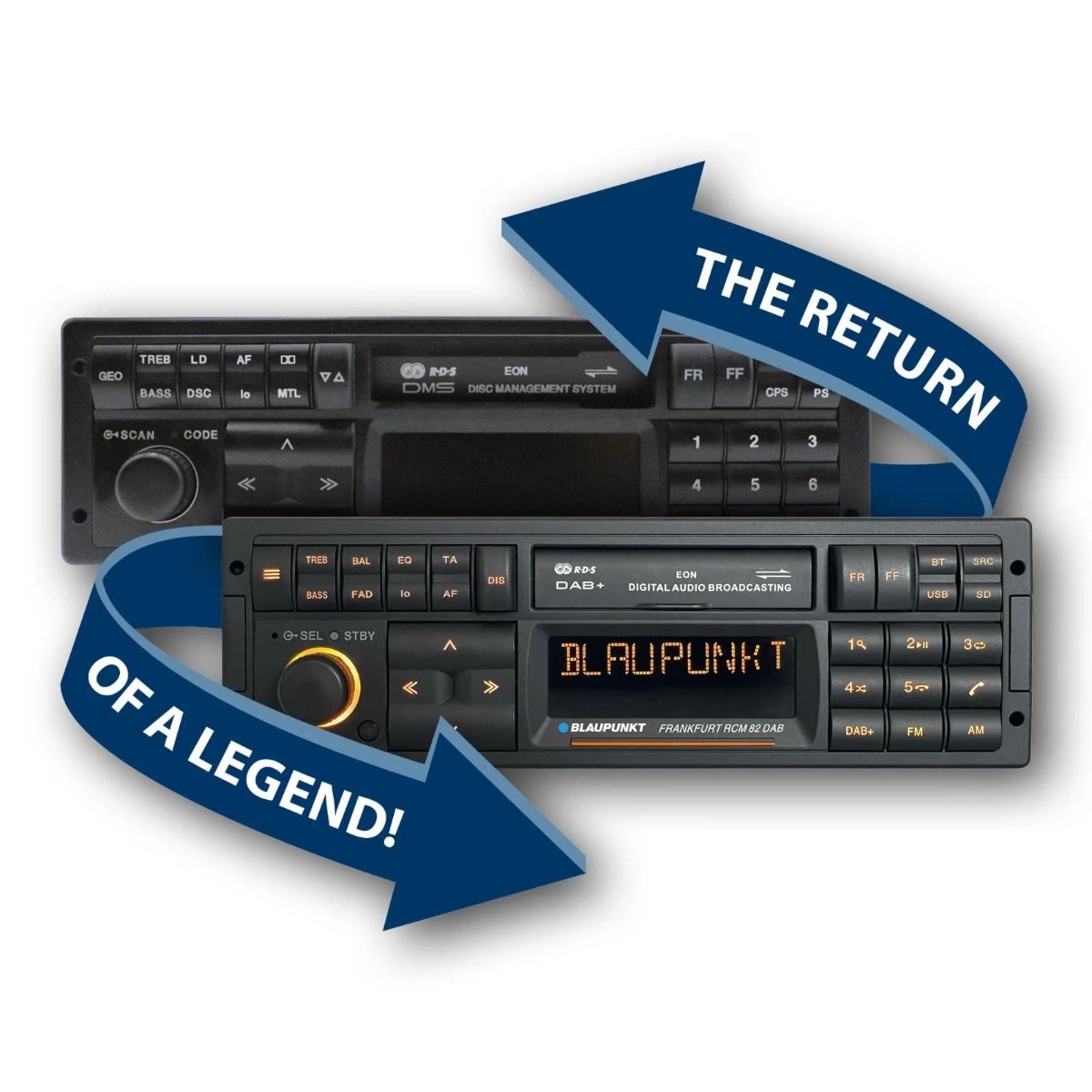 Blaupunkt Frankfurt RCM82DAB - Retro 90's Style Classic Car Stereo