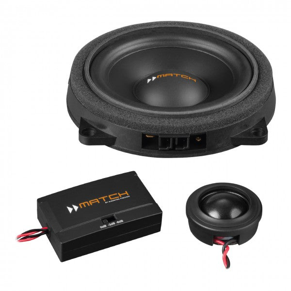 MATCH UP C42BMW-FRT.2 240W 2-Way 4” Component Speaker System for BMW Vehicles