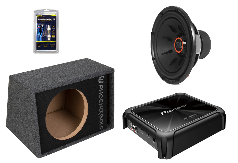 JBL 12" 1000W CLUB 1224 Subwoofer & Pioneer GM-D8701 Amplifier Package Deal