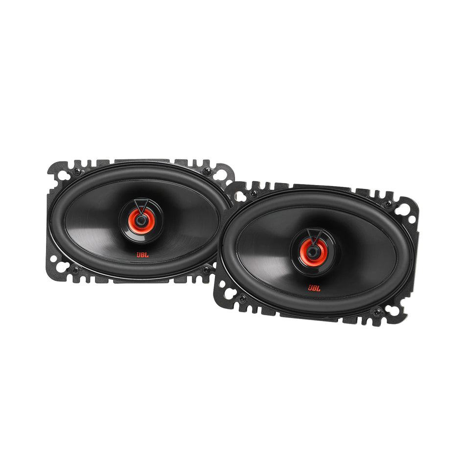 JBL CLUB 6422F - 4"x 6" 10cm x 15.2cm 120 Watt 2 Way Coaxial Car Dash Shelf Door Speakers