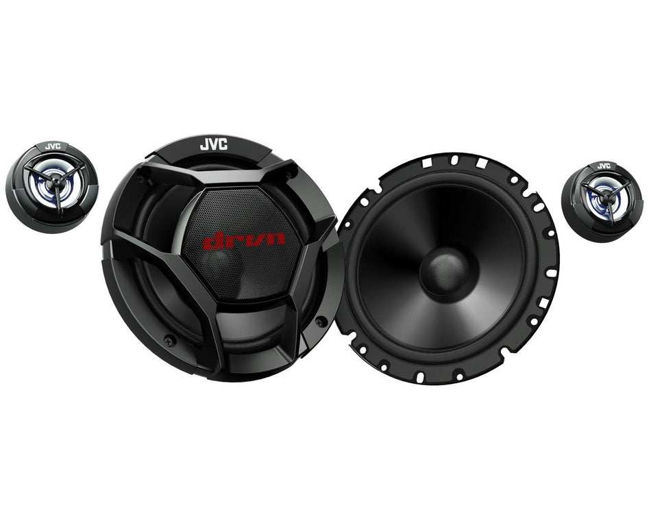 JVC DRVN CS-DR1700C  - 6.5” 16.5cm 360 Watt 2 Way Component Door Speakers with Tweeters