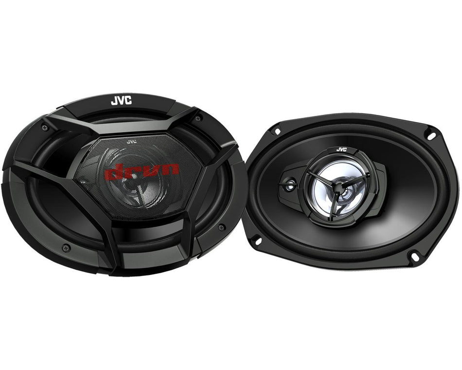 JVC CS-DR6930 - 6" x 9" (15 x 23cm) 500W 3-Way Coaxial Speakers