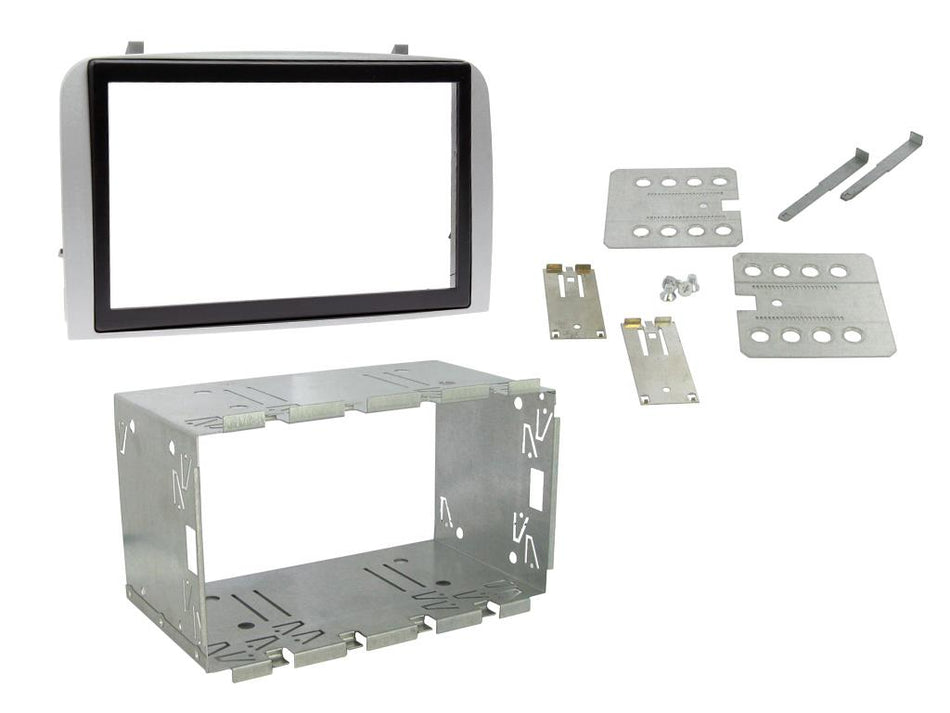 Connects2 CT23AR02 Double DIN Facia Plate for Alfa Romeo 147 GT Type 937 Silver