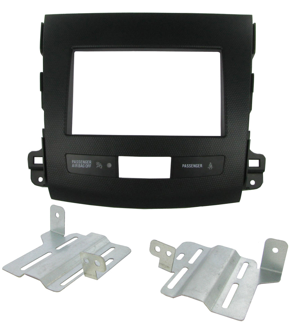 Connects2 CT23CT02 Double DIN Facia Plate for Citroen C-Crosser 2007-2013 Black