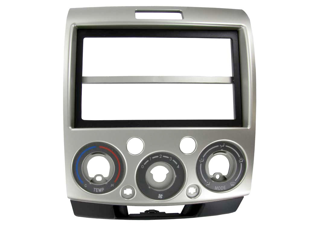 Connects2 CT23FD24 Silver Double DIN Facia Plate for Ford Ranger 2007> 2012