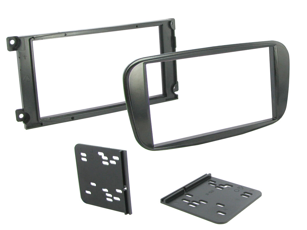 CT23FD33 Double DIN Facia Plate for Ford Focus / Mondeo / S-Max Gloss Black