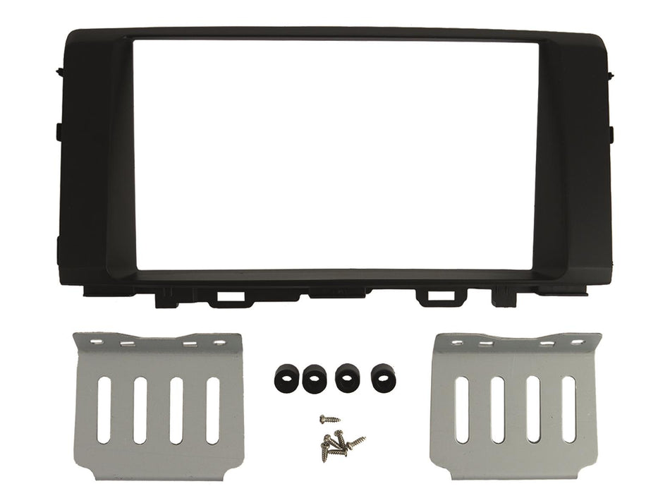 Connects2 CT23KI66 Black Double DIN Fascia for Kia Rio 2017>