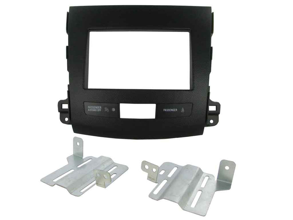 Connects2 CT23PE06 Peugeot 4007 2007> Black Double DIN Fascia