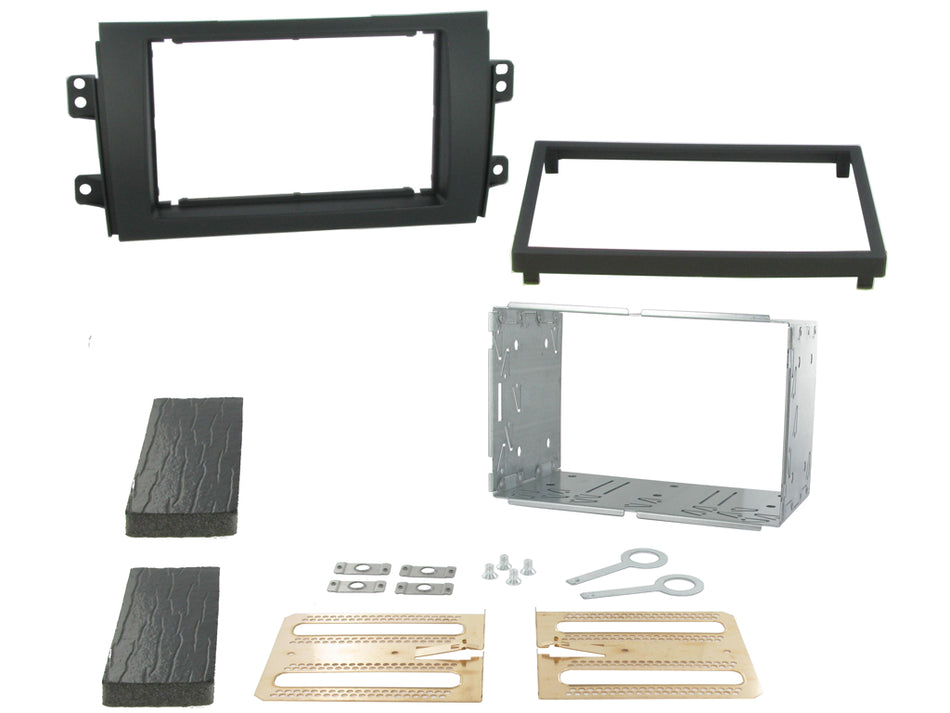 Connects2 CT23SZ07 Suzuki SX4 2006> 2014 Black Double DIN Fascia