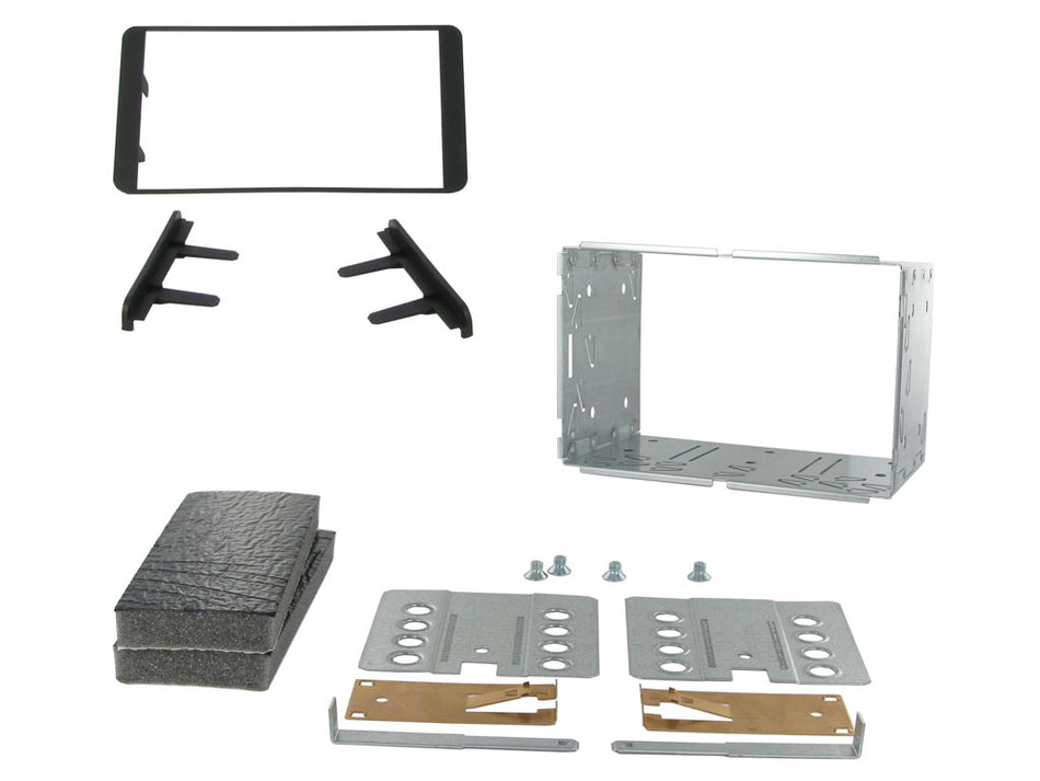 Connects2 CT23TY04 Black Double DIN Fascia for Toyota Auris Avensis Corolla