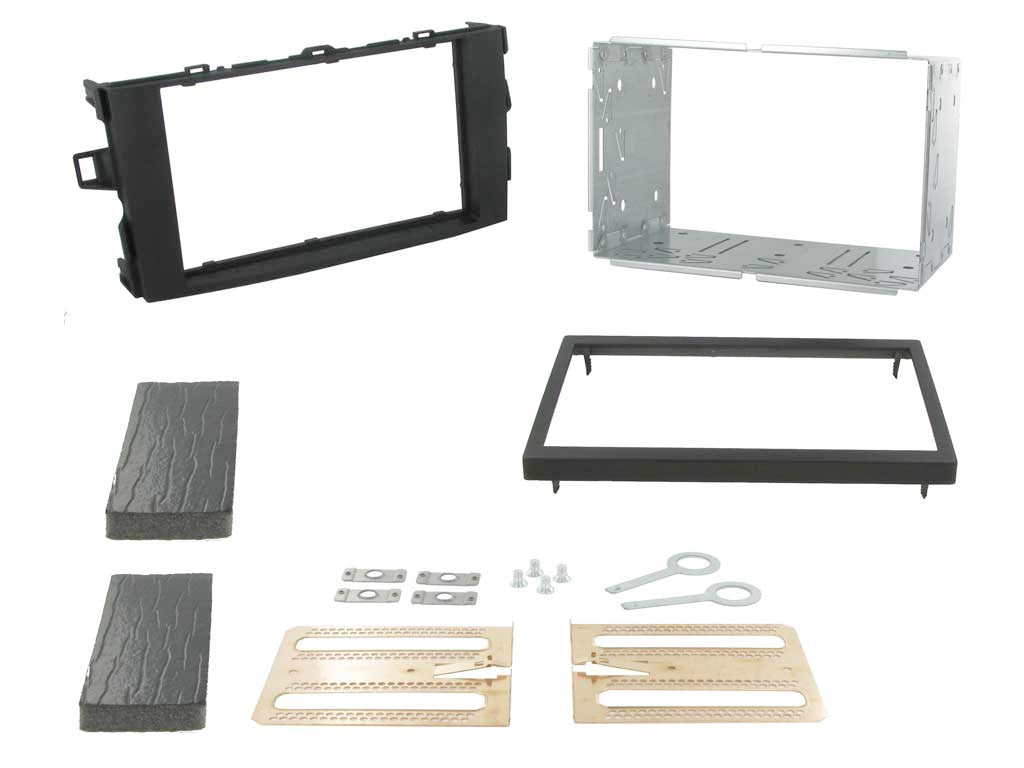 Connects2 CT23TY25 Dark Grey Double DIN Facia Plate for Toyota Auris